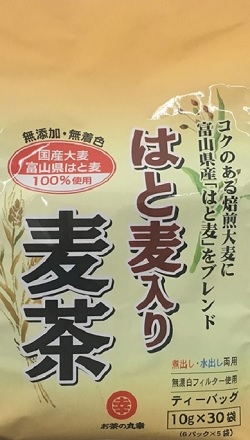 国産原料使用　はと麦入麦茶ティーバッグ 300g（10g×6袋×5包）