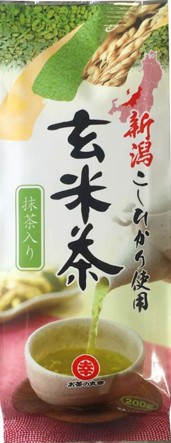 新潟コシヒカリ使用　抹茶入玄米茶 200g