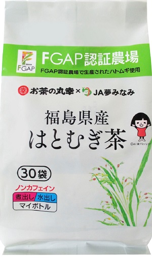 FGAP認証 福島県産はと麦茶ティーバッグ 120g( 4g×30P)