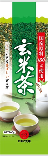 新商品　国産原料100%使用玄米茶 200g